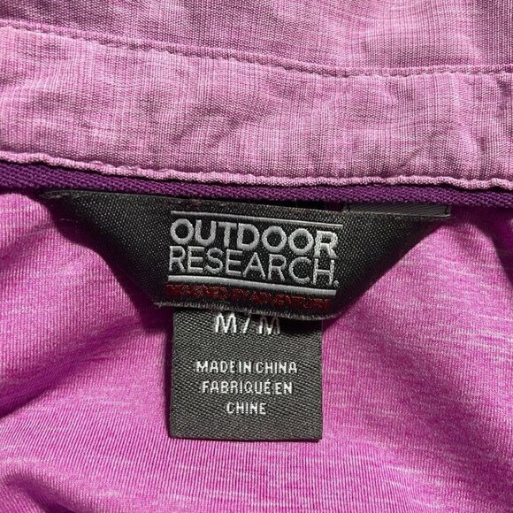 Outdoor Research Medium Short Sleeve Shirt Button Down Top Blouse Collared - Picture 6 of 8